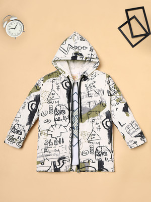 Ridokidz Boys Self Design Casual Light Green Shirt