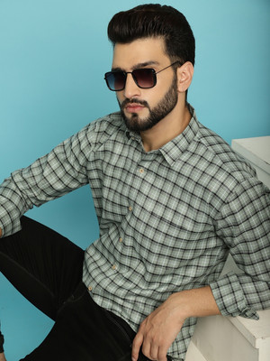 AEW DESIGNS Men Checkered Casual Multicolor Shirt