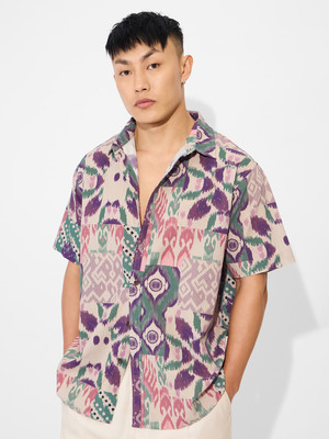 The Souled Store Men Graphic Print Casual Multicolor Shirt
