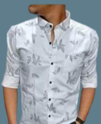 StellLIFEsTYLE Men Solid Casual Cream Shirt