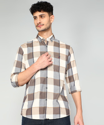 Louis Philippe Jeans Men Checkered Casual Multicolor Shirt