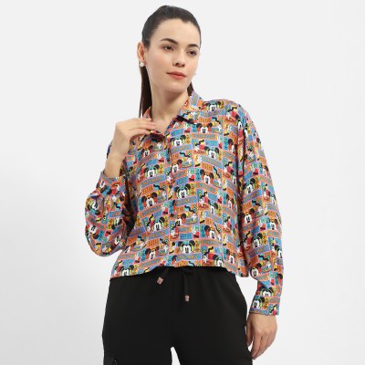 MADAME Women Printed Casual Multicolor Shirt