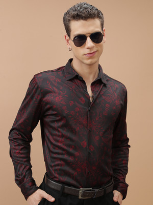HIGHLANDER Men Printed Formal Multicolor Shirt