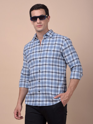 CRIMSOUNE CLUB Men Checkered Casual Multicolor Shirt