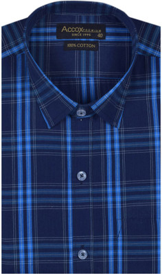 ACCOX Men Checkered Formal Multicolor Shirt