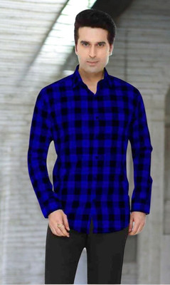 SHAH TEXTILES Men Checkered Casual Multicolor Shirt