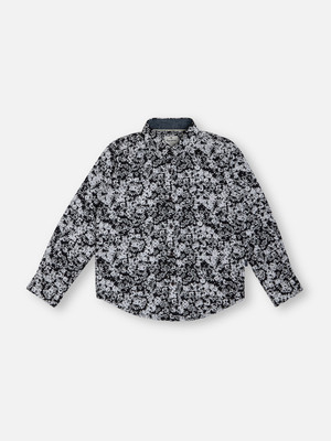 Pepe Jeans Boys Printed Casual Black, White Shirt