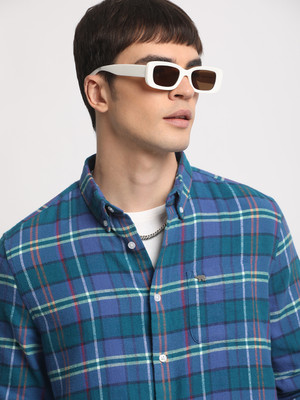 THE BEAR HOUSE Men Checkered Casual Multicolor Shirt