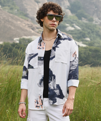 CAMPUS SUTRA Men Printed Casual Multicolor Shirt