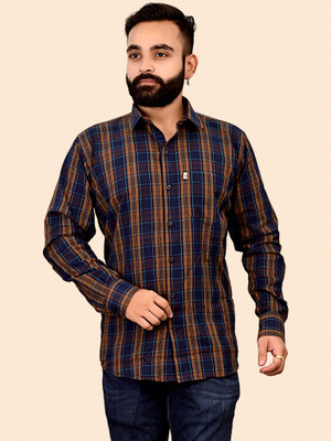 VK WINTER WEAR Men Striped Casual Multicolor Shirt
