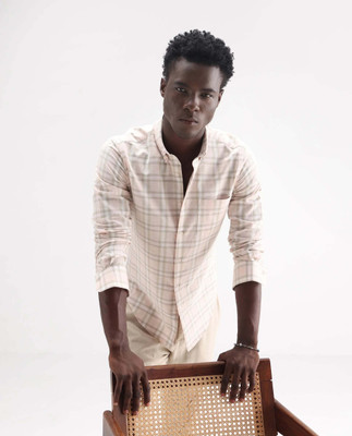 RARE RABBIT Men Checkered Casual Multicolor Shirt