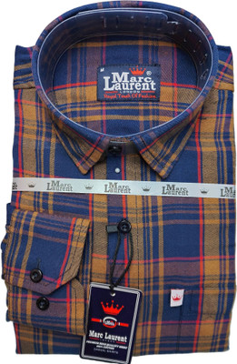 Ayansh Denix Men Solid Casual Dark Blue, White, Red Shirt