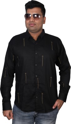 Smriti Enterprises Men Printed Casual Black, Yellow Shirt