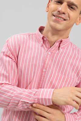 Jai Textiles Men Striped Casual Multicolor Shirt