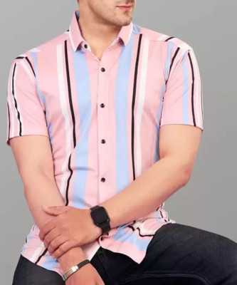 HR ENTERPRISE Men Striped Casual Multicolor Shirt