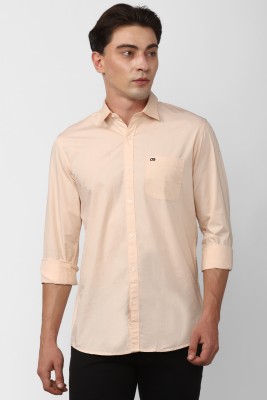 PETER ENGLAND Men Solid Casual Beige Shirt