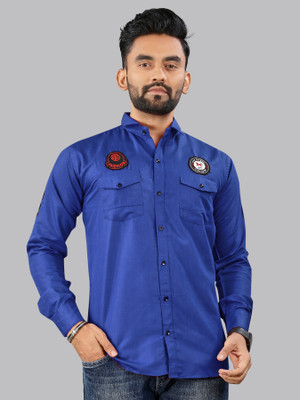GreenFlair Men Printed Casual Multicolor Shirt