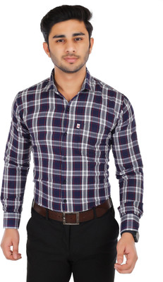 Trending Ayansh Men Solid Casual Black, Blue Shirt