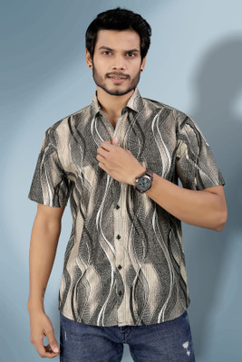 Marmic Fab Men Self Design Casual Multicolor Shirt