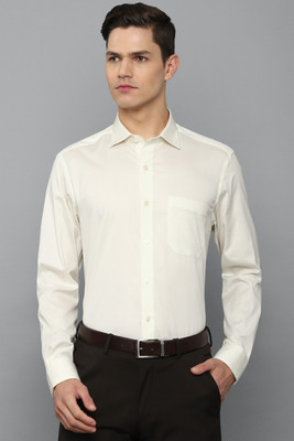 LOUIS PHILIPPE Men Solid Formal White Shirt
