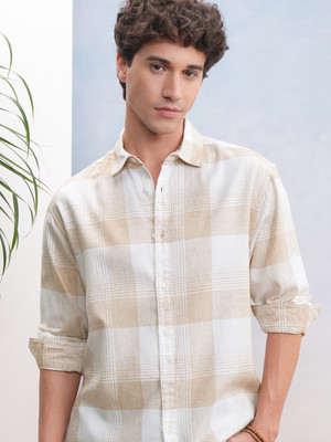 HIGHLANDER Men Checkered Casual Multicolor Shirt