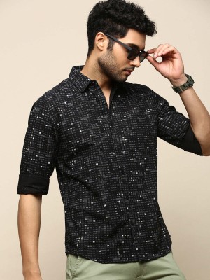 INVICTUS Men Printed Casual Black Shirt