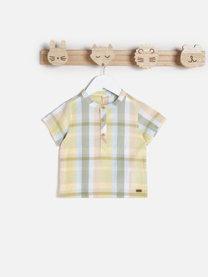 GIGGLES by Babyshop Baby Boys Checkered Casual White Shirt