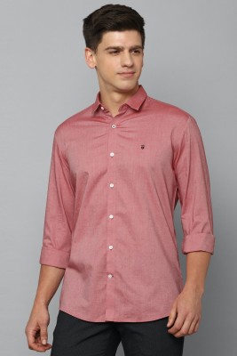 LOUIS PHILIPPE Men Self Design Casual Pink Shirt