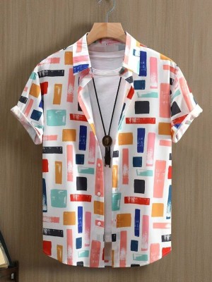 METRONAUT Men Printed Casual Multicolor Shirt