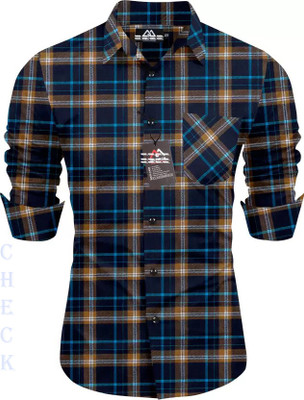 dadatrading Men Checkered Casual Multicolor Shirt