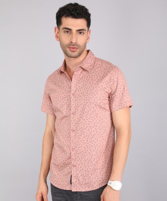 BEING HUMAN Men Printed Casual Cream Shirt