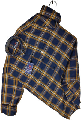 VK WINTER WEAR Men Checkered Casual Multicolor Shirt