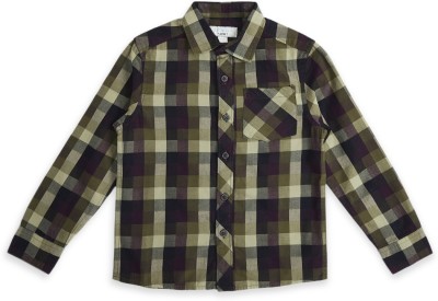 Pantaloons Junior Boys Checkered Casual Multicolor Shirt