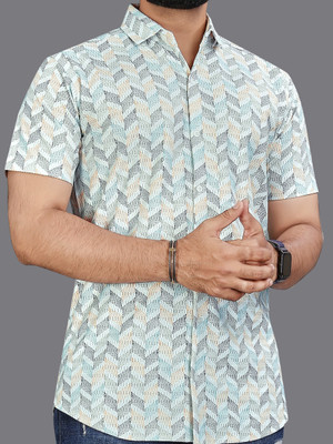 NIVICK Men Printed Casual Multicolor Shirt