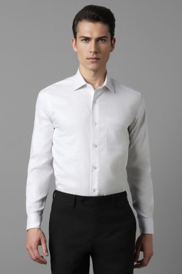 LOUIS PHILIPPE Men Self Design Formal White Shirt