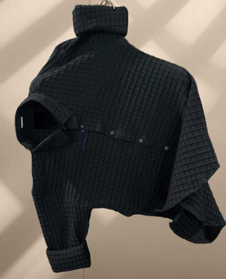 ElanWear Men Self Design Casual Black Shirt