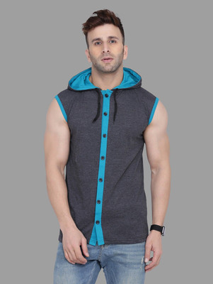 Lawful Casual Men Solid Casual Grey Shirt