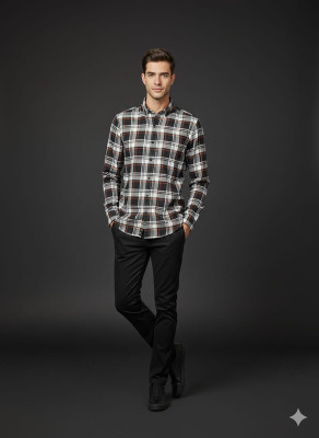 SZ COLLECTION Men Checkered Casual Multicolor Shirt