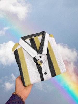 Rajaranchod creation Men Solid Casual Multicolor Shirt
