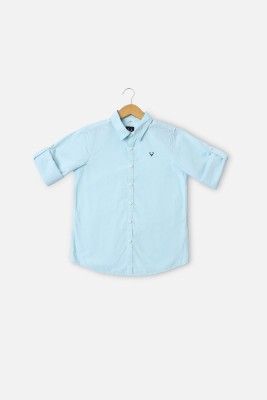 Allen Solly Boys Printed Casual Blue Shirt