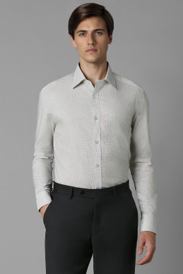 LOUIS PHILIPPE Men Printed Formal Grey Shirt