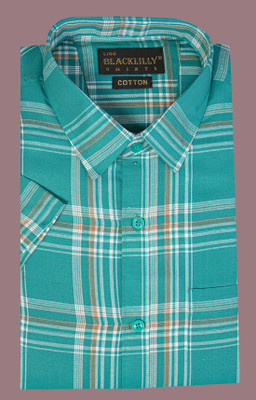 BlackLilly Men Checkered Casual Multicolor Shirt