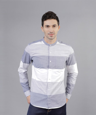HIGHLANDER Men Striped Casual Multicolor Shirt