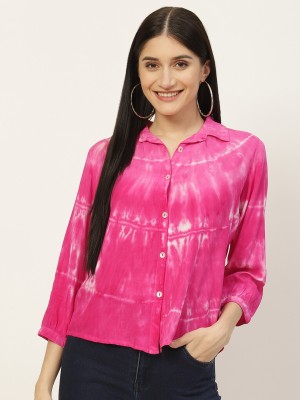 maaesa Women Solid Casual Multicolor Shirt