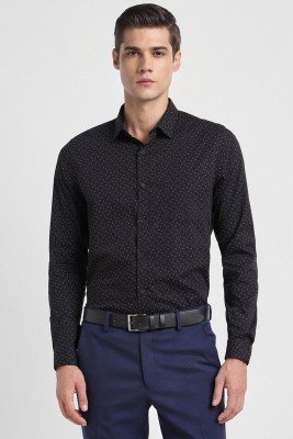 Allen Solly Men Printed Formal Black, White Shirt