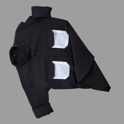 Jaygurus Fashion Men Solid Casual Black Shirt