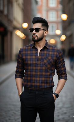 Bloviate Men Embroidered Casual Multicolor Shirt