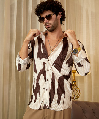 CAMPUS SUTRA Men Printed Casual Multicolor Shirt