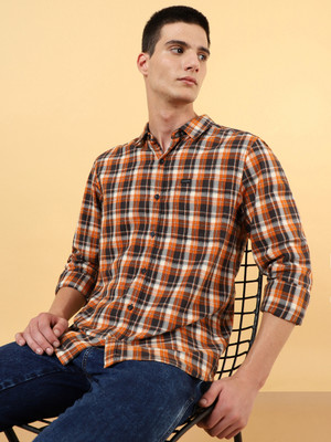 Wrangler Men Checkered Casual Multicolor Shirt