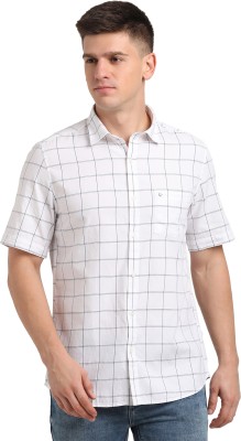 TURTLE Men Printed Casual White Shirt